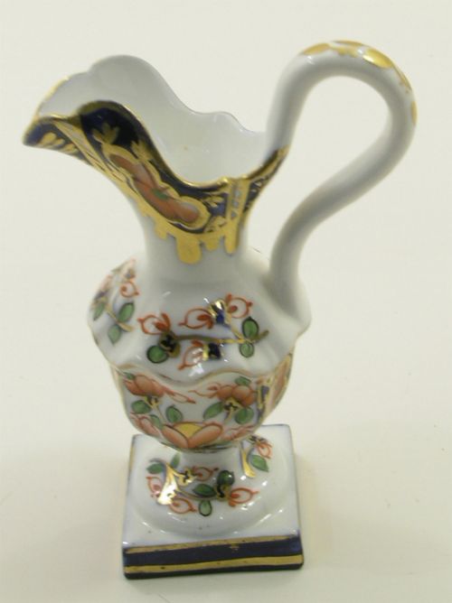 Miniature Derby Ewer by William Larcombe. 1920