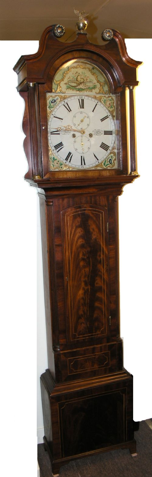 8 Day Scottish Mahogany Longcase Clock. C.1820
