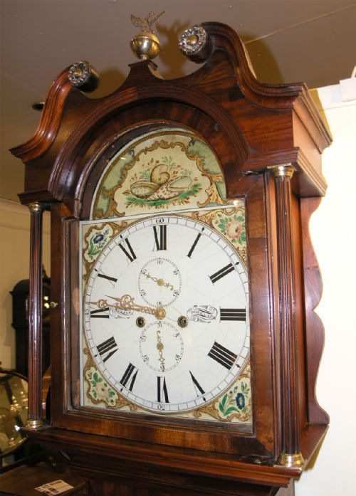 fig 1. 8 DAY SCOTTISH MAHOGANY LONGCASE CLOCK. C.1820