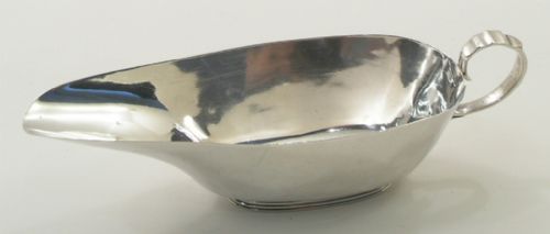 Edwardian Silver Pap Boat. Birmingham 1905