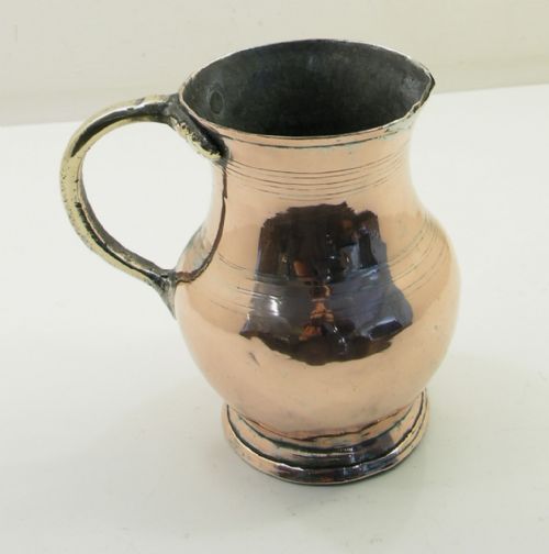 18th Century Copper & Brass Tankard. C. 1780