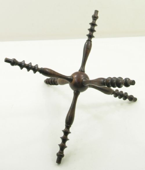 Good 19th Century Fruitwood Cat or Bowl Stand