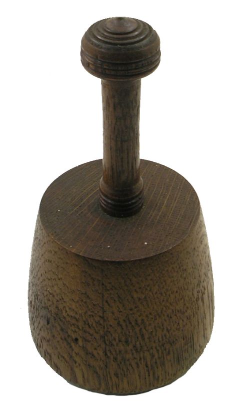 Superb 19th Century Turned Oak Carvers Mallet