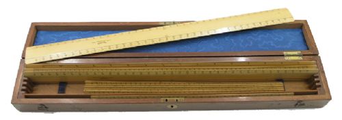 W. F. Stanley London Set of Boxed Scale Rules