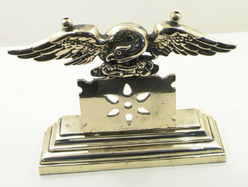 Georgian Brass Door Stop of Unusual Design. C. 1820