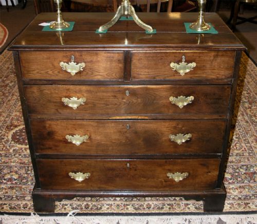 Rare 18th Century Scottish Laburnum Wood Chest. C. 1770
