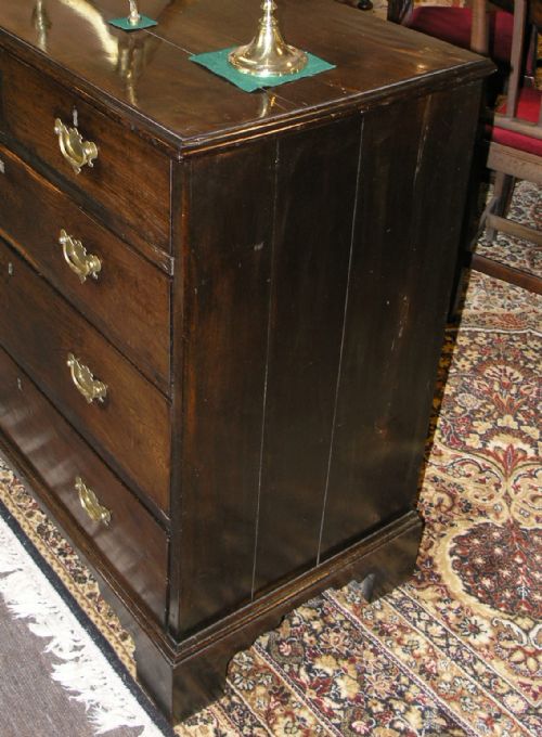 fig 1. RARE 18th CENTURY SCOTTISH LABURNUM WOOD CHEST. C. 1770