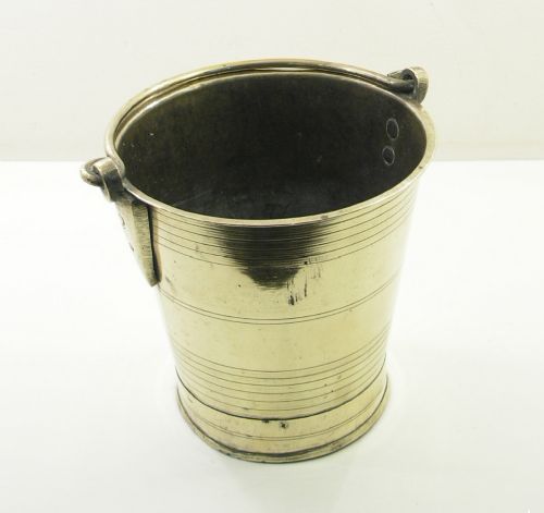 Heavy 19th Century French Brass Champagne Ice Bucket