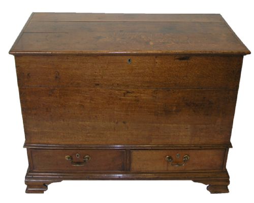 Georgian Oak Mule Chest in Good Original Condition