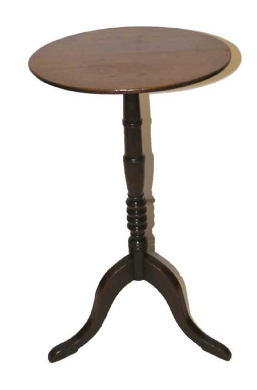 George III Mahogany Tripod Candle Stand. C. 1790