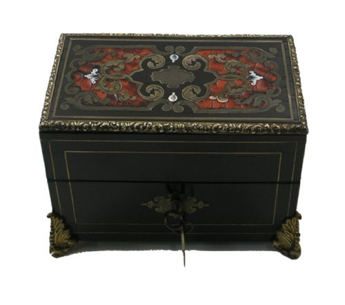 Stunning Quality French Boulle Scent Bottle Box
