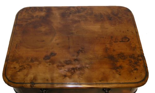fig 1. RARE GEORGE III SOLID YEW-WOOD OCCASIONAL TABLE