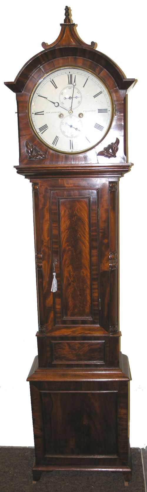 Neat Size Scottish Mahogany 8 Day Longcase Clock. 1840