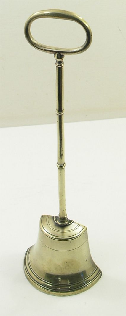 Georgian Brass Door Stop with Original Lead. C. 1780
