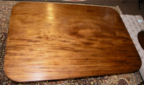 fig 1. LARGE SIZE GEORGE III MAHOGANY BREAKFAST TABLE.
