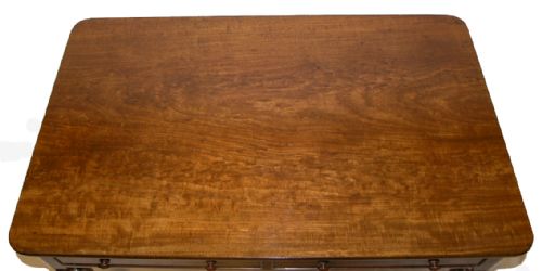 fig 1. LARGE POMELLI MAHOGANY TWO DRAWER WRITING TABLE. C. 1825