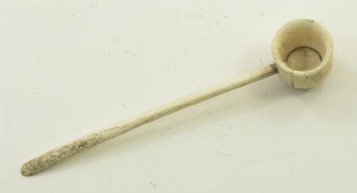 Rare Scottish Dundee Whale Bone Toddy Ladle