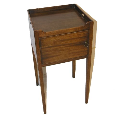 Georgian Mahogany Bedside Cupboard. C. 1810