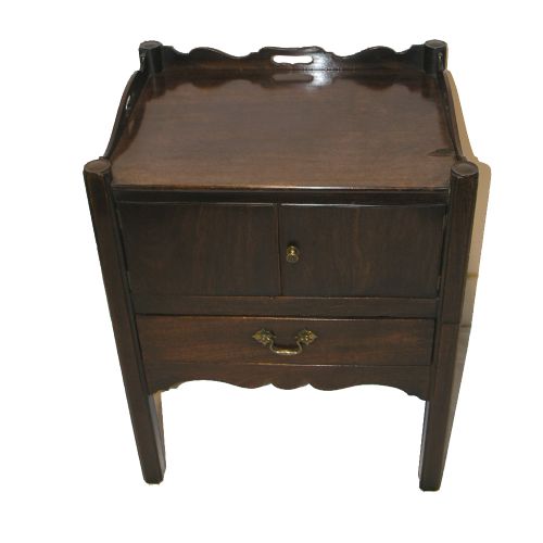 George III Cuban Mahoany Converted Commode. C. 1770