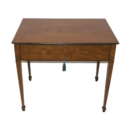 Superb 18th Century Irish Harewood Dressing Table