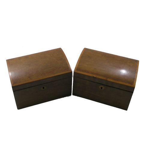 Rare Pair of Georgian Scottish Tea Caddies. C. 1810