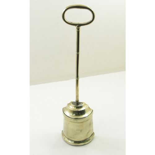 Georgian Lead Filled Brass Door Stop. Circa; 1780
