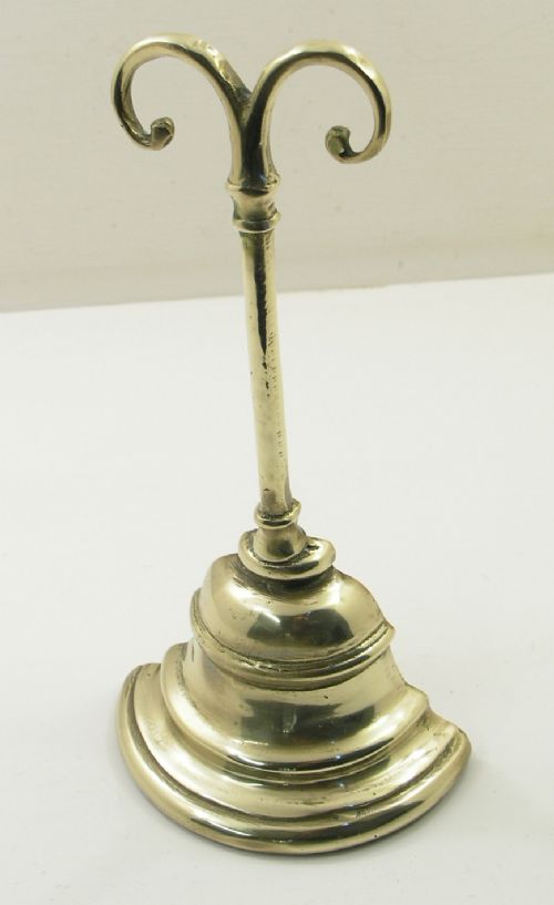 Nice Shape Small Size Victorian Brass Door Stop