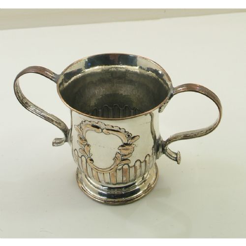 Superb George II Sheffield Plate Tankard. Circa; 1750