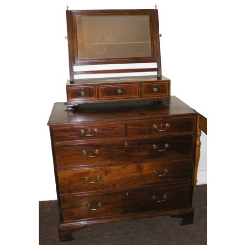 18th Century George III Mahogany Chest of Drawers