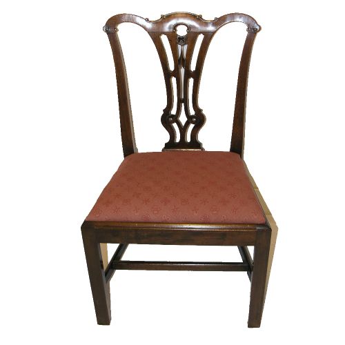 18th Century Chippendale Design Walnut Single Chair