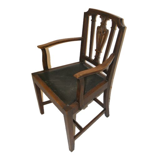 fig 1. RARE SET OF 10 ANGLO INDIAN ROSEWOOD ARM CHAIRS. C. 1870