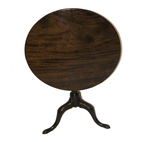 Mid 18th Century Tilt Top Mahogany Tripod Table