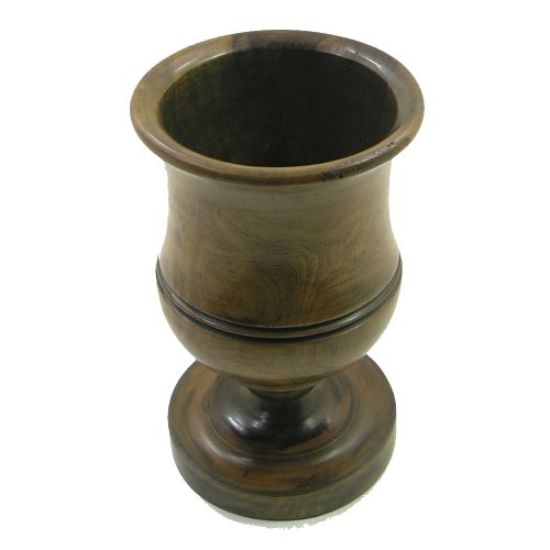 Beautiful 19th Century Turned Lignum Mortar. C. 1860