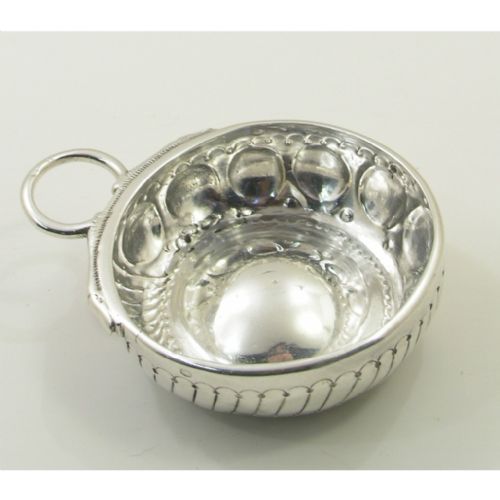 Beautiful Victorian French Silver Wine Taster.