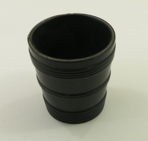 Early 19th Century Heavy Treen Ebony Pail. C. 1820