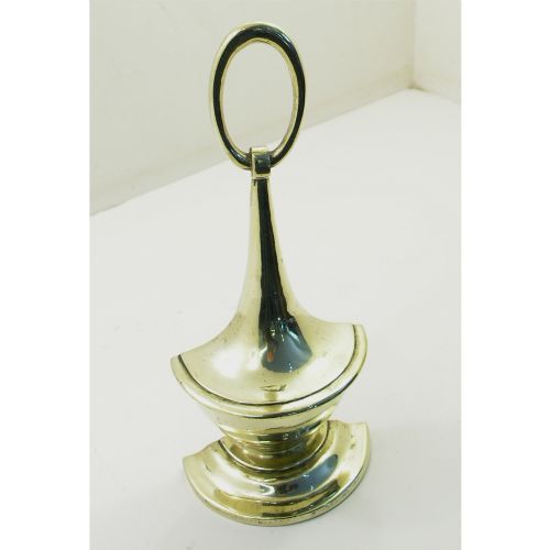 Good Quality Victorian Weighted Brass Door Stop