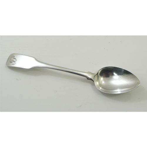 Rare Scottish Provincial Elgin Teaspoon. Super Mark