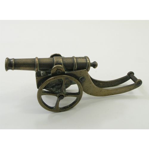 Early 19th Century Cast Brass Desk Cannon