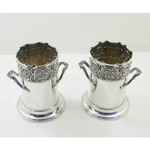 Good Pair of Walker & Hall Plated Wine Coolers