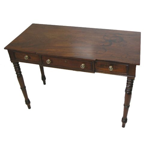 George III Mahogany Breakfront Hall Table