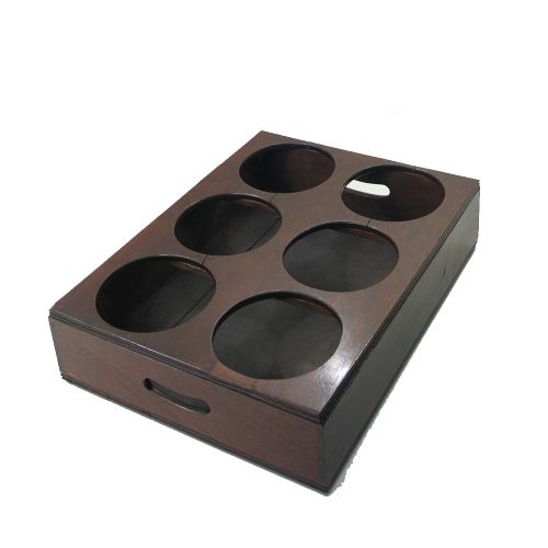 fig 1. RARE GEORGIAN MAHOGANY BUTLERS BOTTLE CARRIER