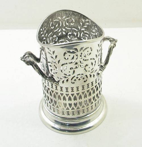 Good Walker & Hall Silver Plated Bottle Holder