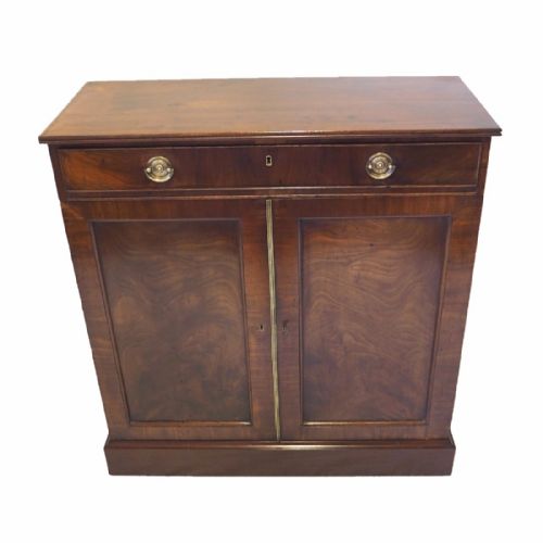Georgian Mahogany Narrow Side Cabinet