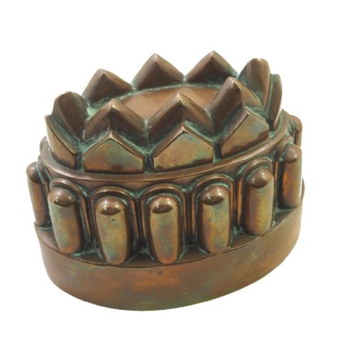 Large Size Early Benham & Froud Copper Jelly Mould