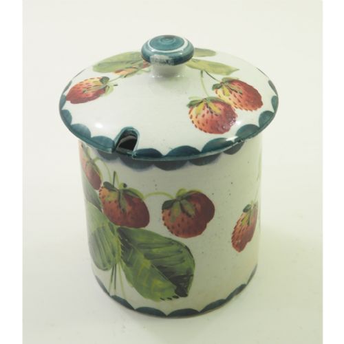 Scottish Wemyss Ware Preserve Pot and Lid
