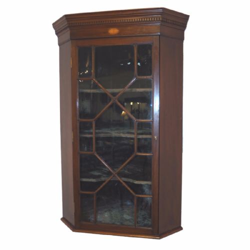 Georgian Style Mahogany Glazed Hanging Cabinet
