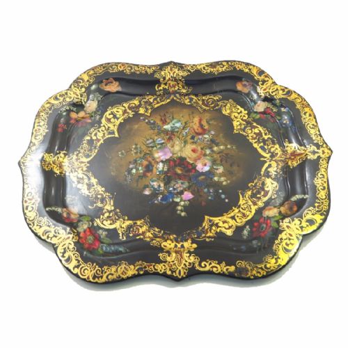 Fine Quality 19th Century Pape Mache Tray