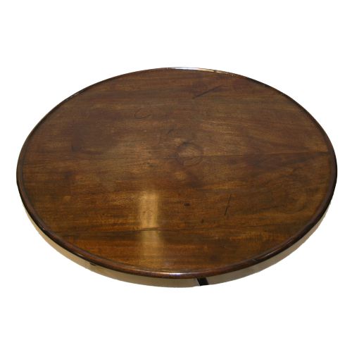 fig 1. UNUSUAL 18th CENTURY OVAL DISH TOP TRIPOD TABLE