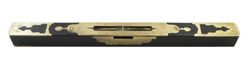 Superb 19th Century Scottish Ebony & Brass Level