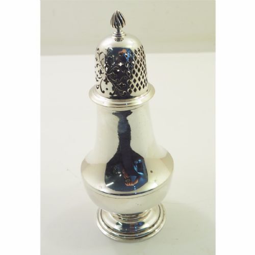Large Edwardian Silver Sugar Castor. 1904